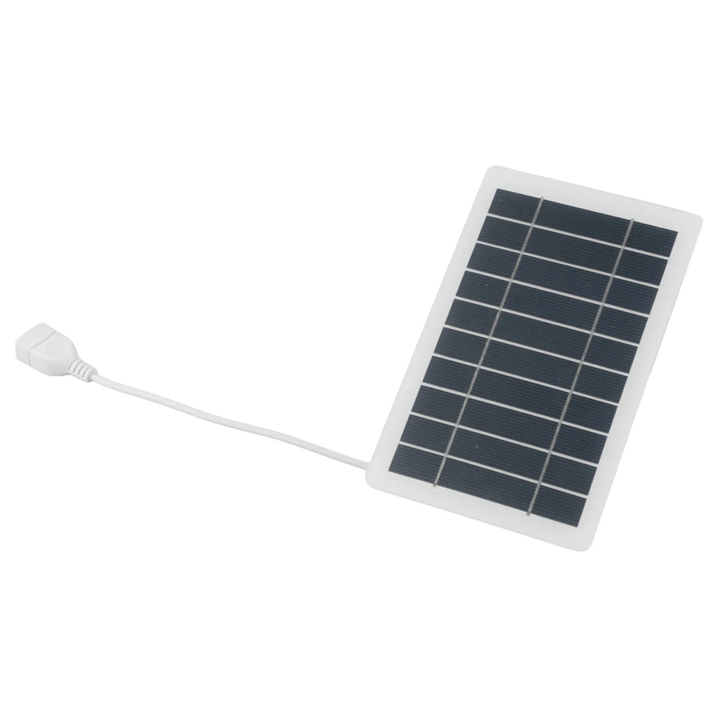 Cargador Solar Portátil 5V — Eficiente y Rápido para Camping y Viajes
