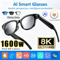 Gafas Inteligentes Lenovo 8K HD con IA — Traducción, Cámara y Bluetooth 2026
