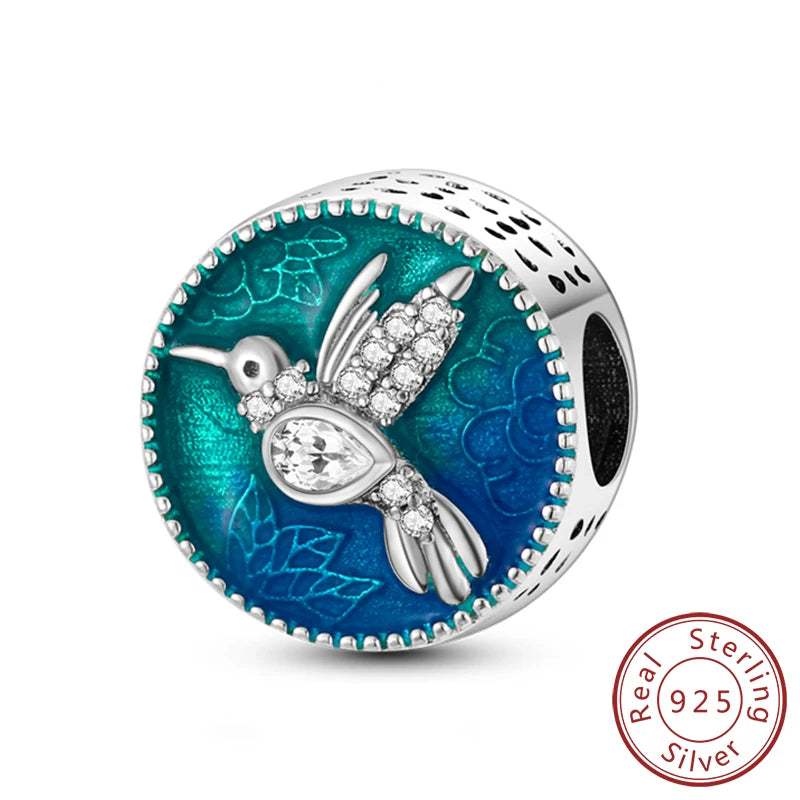 Colgante de Mariposa Luciérnaga en Plata 925