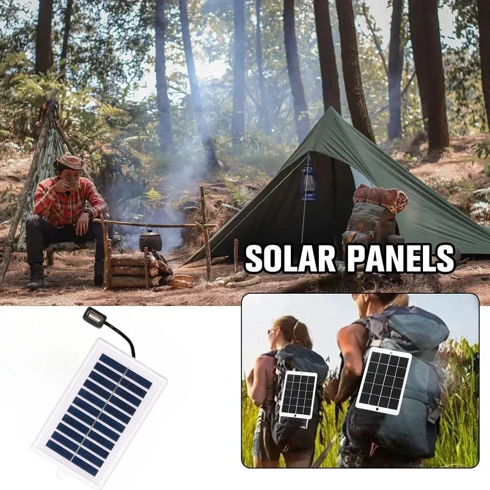 Cargador Solar Portátil USB — Ideal para Camping y Viajes ☀️