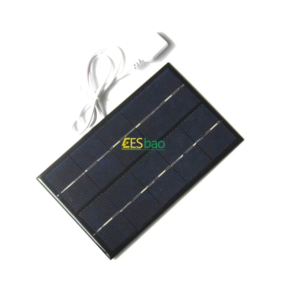 Panel Solar USB Portátil — 5W / 15W para Exteriores y Proyectos DIY