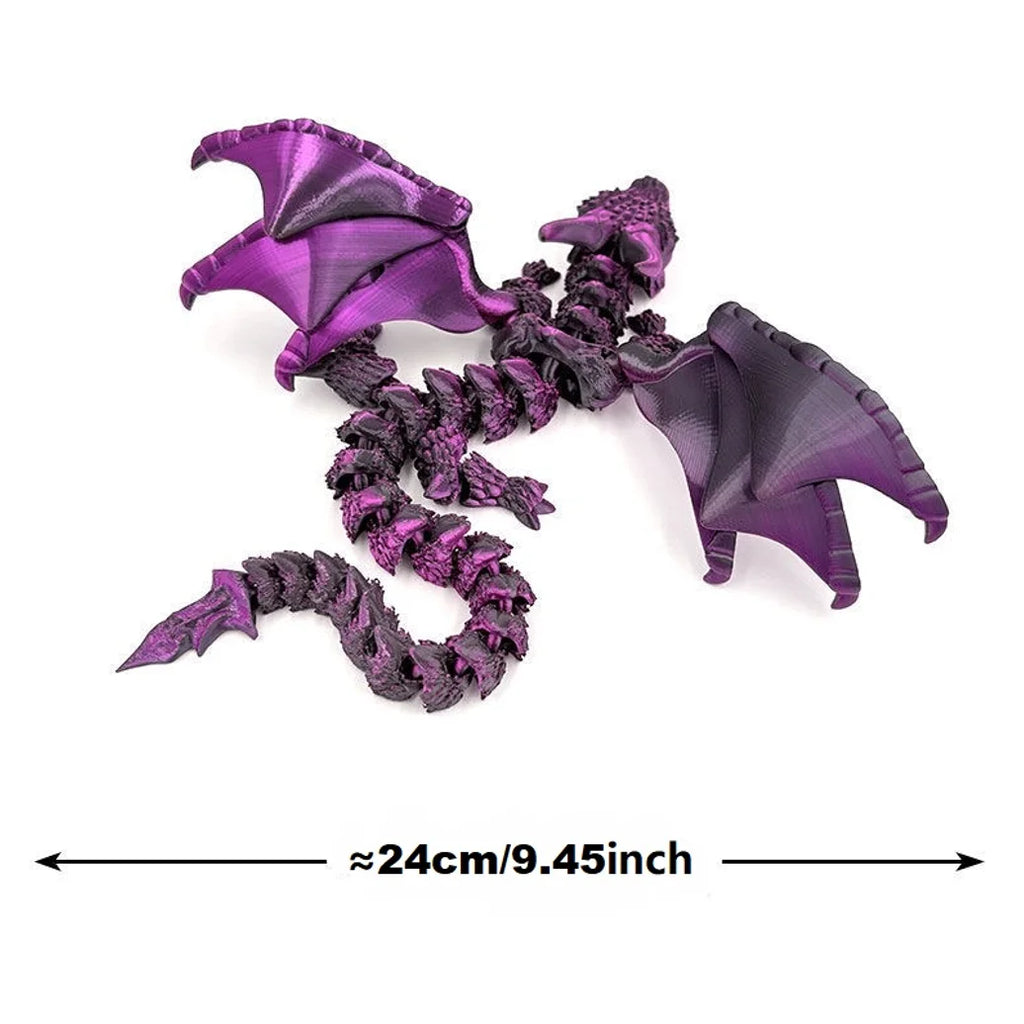 Figura de Dragón Alado Impresa en 3D