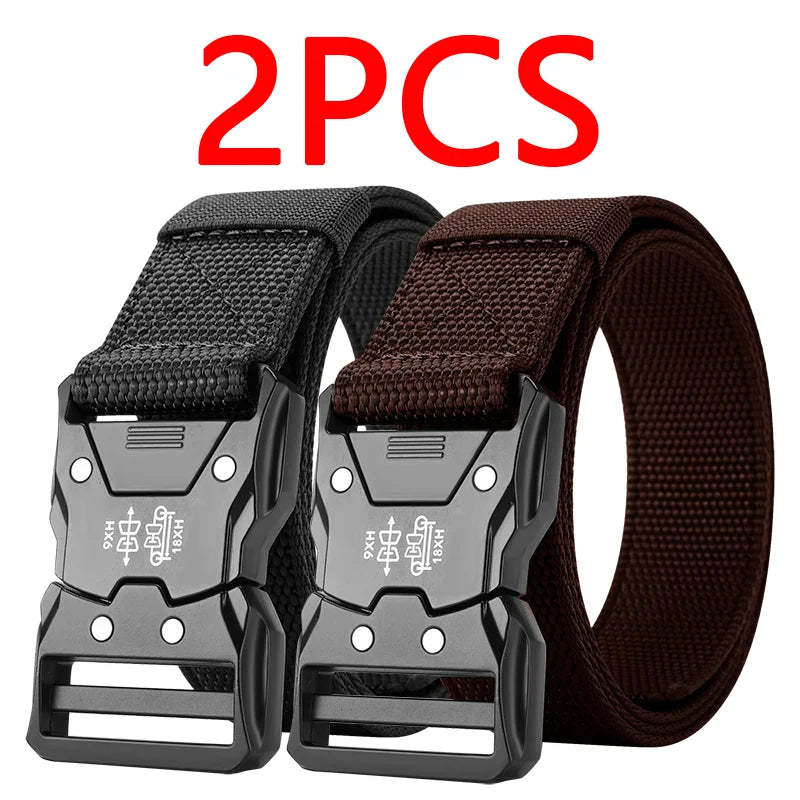 Cinturón Táctico 2 Piezas — Hebilla Automática