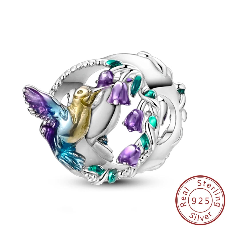 Colgante de Mariposa Luciérnaga en Plata 925