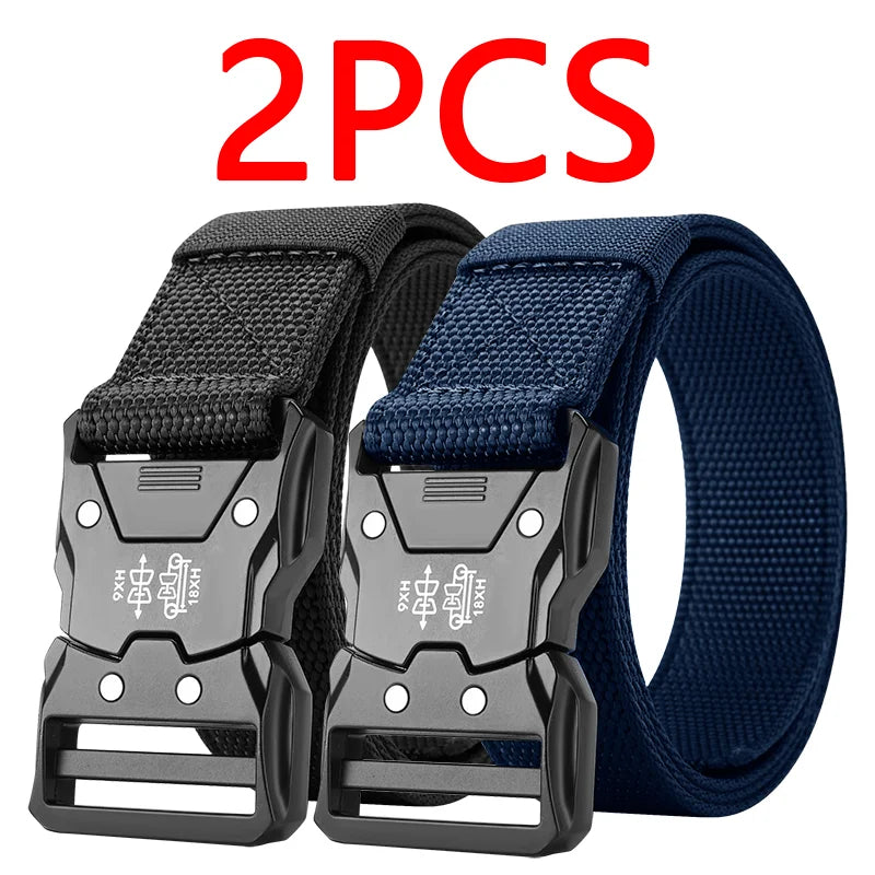 Cinturón Táctico 2 Piezas — Hebilla Automática