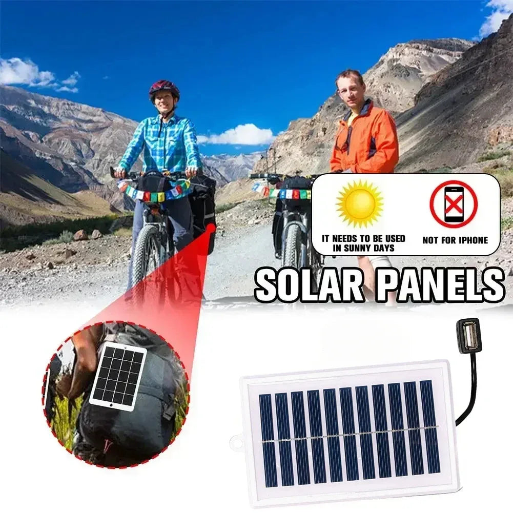 Cargador Solar Portátil USB — Ideal para Camping y Viajes ☀️