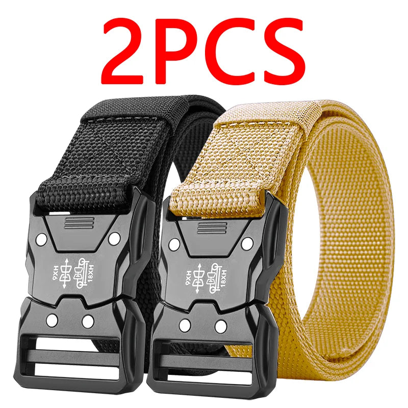 Cinturón Táctico 2 Piezas — Hebilla Automática