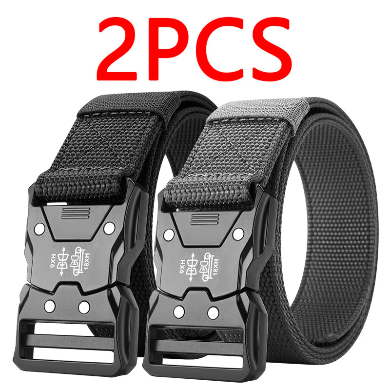 Cinturón Táctico 2 Piezas — Hebilla Automática