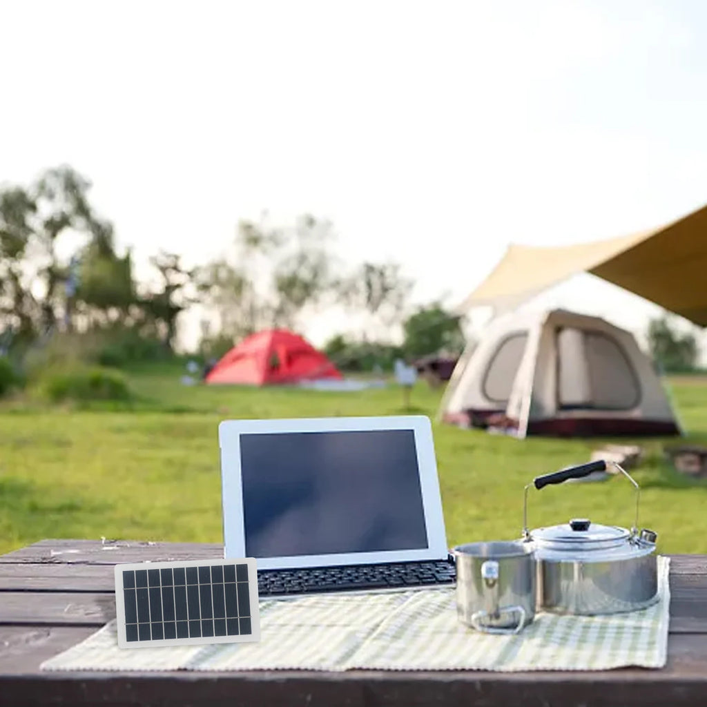 Cargador Solar Portátil 5V — Eficiente y Rápido para Camping y Viajes