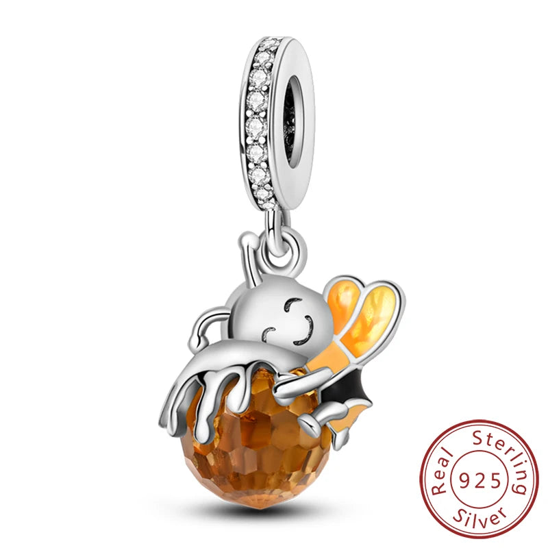 Colgante de Mariposa Luciérnaga en Plata 925