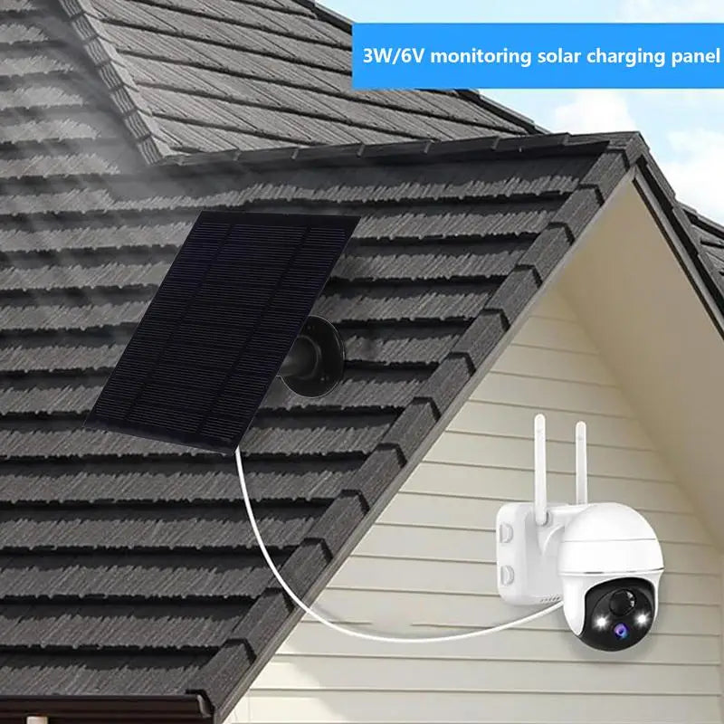 Cargador de Panel Solar 6W — USB y Tipo C, Multiusos y Portátil