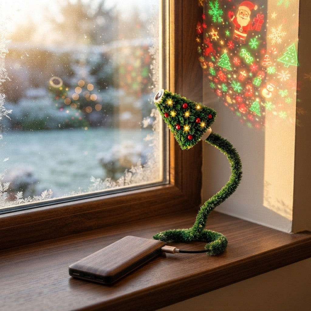 Lámpara Proyector Navidad LED